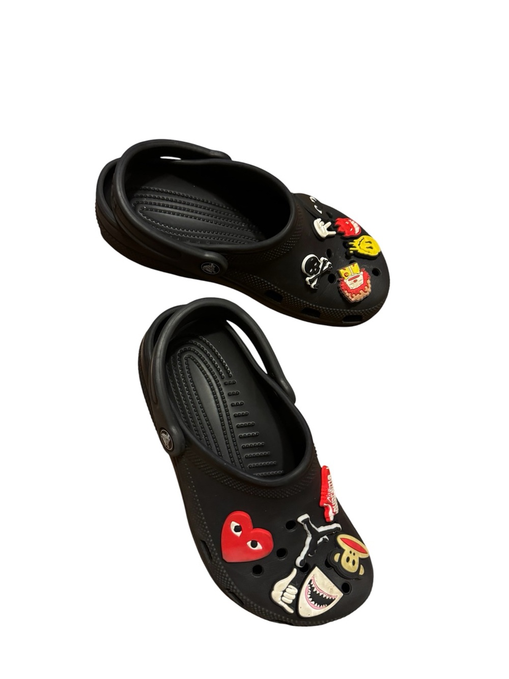 CROCS Black Slip-On Clog Sole size 6 for kids in like new condition